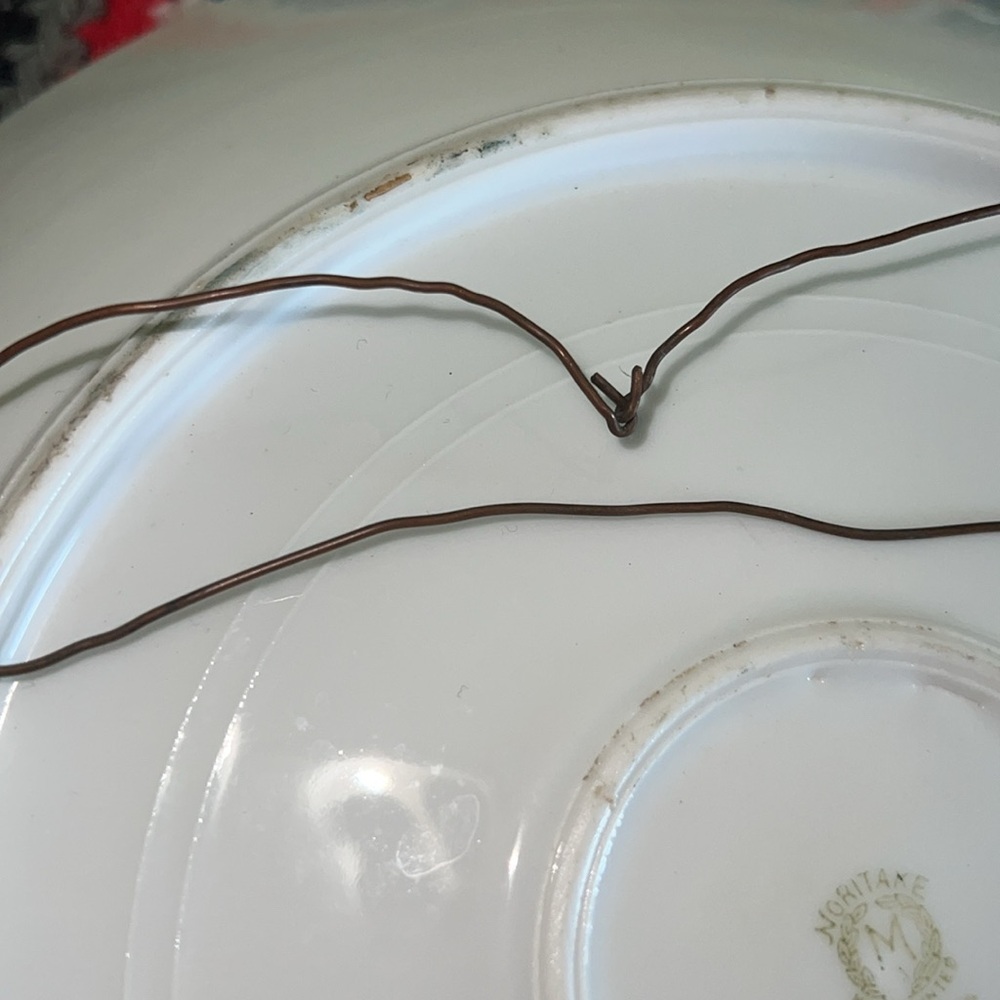 Noritake Native American on horseback hand painted hanging plaque - Picture 8 of 13